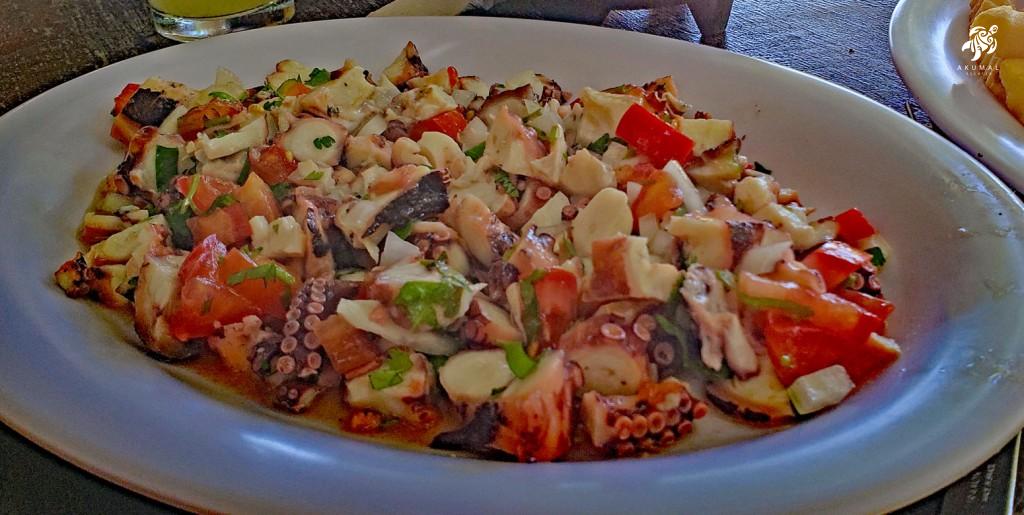 Shrimp and octopus ceviche